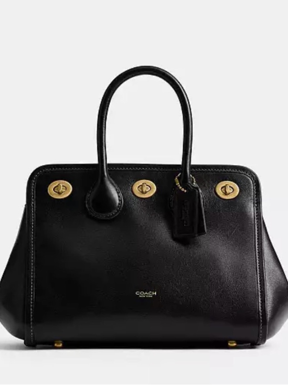 Coach Runway Turnlock Tote
